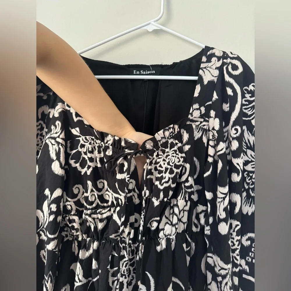 En Saison Mini Dress SunDress Party Events Festive Size XS NWT - Picture 7 of 11